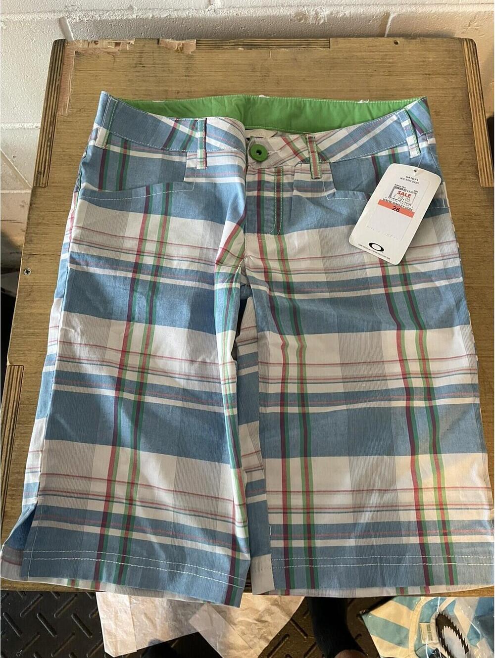 Oakley Women's New Wave Short Brilliant Blue Size 26 new